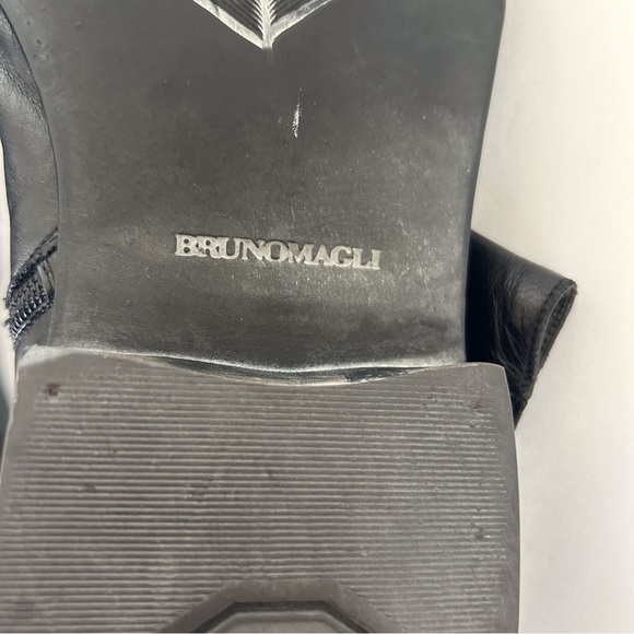 BRUNO MAGLI RASPINO BLACK LEATHER BOOTS MEN SIZE 10.5 - Picture 12 of 16